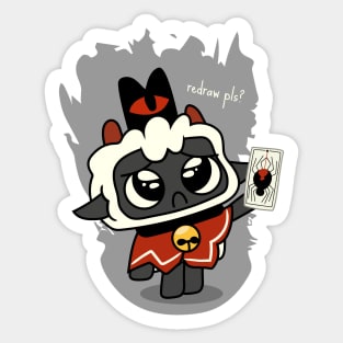 The Lamb Wants Another Card Sticker